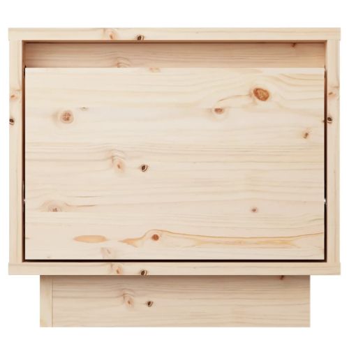 Нощно шкафче, 35x34x32 см, борово дърво масив