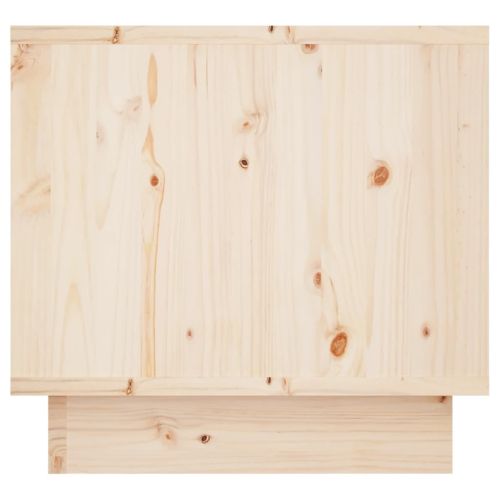 Нощно шкафче, 35x34x32 см, борово дърво масив