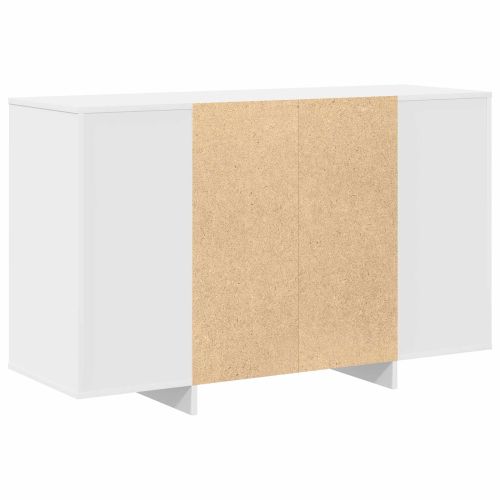 Служебен шкаф Бяло 120 x 41 x 75 см Инженерно дърво