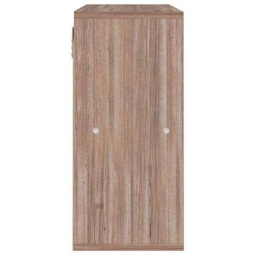 Рафтове за книги сив дъб сонома 60x27,5x59,5 см инженерно дърво