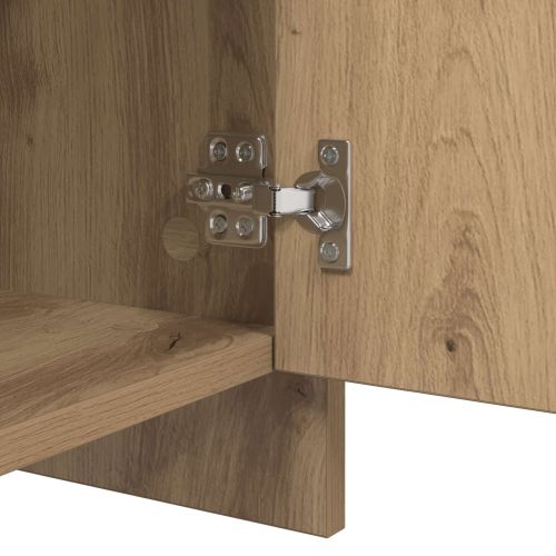 Служебен шкаф 2 pcs Дъб 70 x 41 x 75 см Инженерно дърво