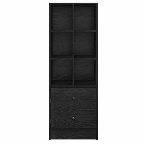 Висок шкаф с чекмедже Черния дъб 45,5 x 34 x 127 см