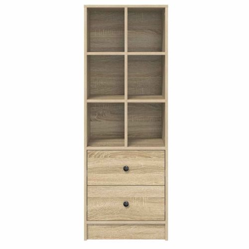 Висок шкаф с чекмедже Сонома дъб 45,5 x 34 x 127 см