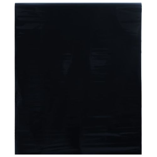 Фолио за прозорци статично черен мат 90x2000 см PVC