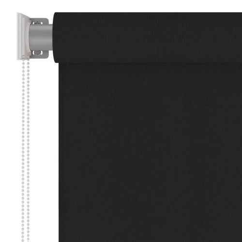 Външна роло щора, 400x140 см, черна, HDPE