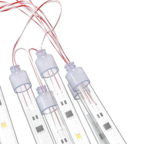 Светещи метеори 8 бр 30 см топло бяло 192 LED закрито/открито