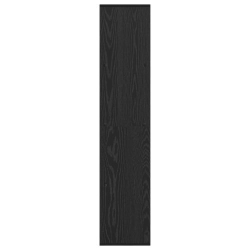 Шкаф за книги Черния дъб 137,5 x 29 x 137,5 см Инженерно дърво