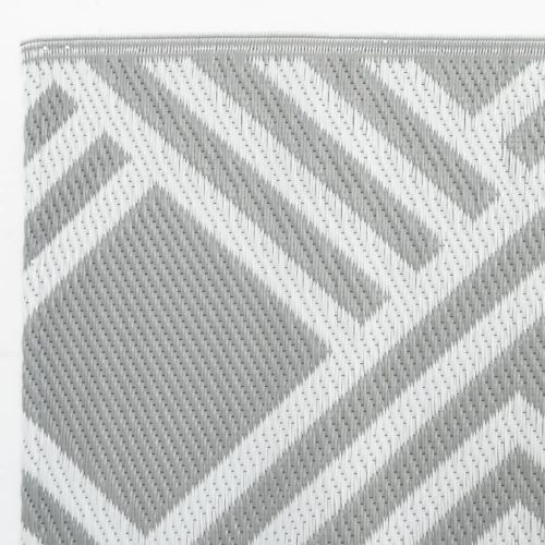 Килим за открито, ARAKIL сив, 80x250 см, PP