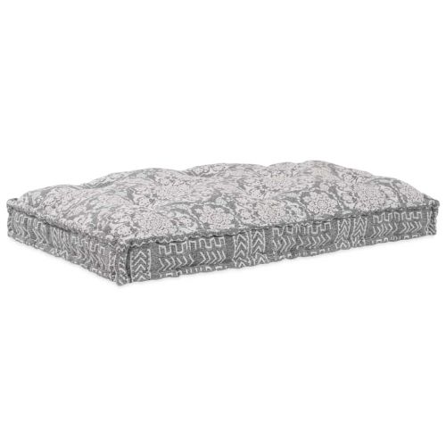 Кушон за палетен диван Светлосиво 120 x 80 x 12 cm Текстил