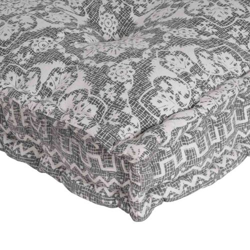 Кушон за палетен диван Светлосиво 120 x 80 x 12 cm Текстил