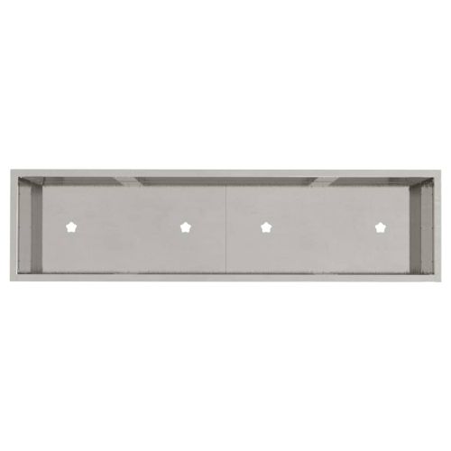 Повдигната градинска саксия Сребрист 100 x 26 x 82 см