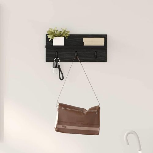 Стенен закачалка за палта Черния дъб 40 x 10,5 x 18 см