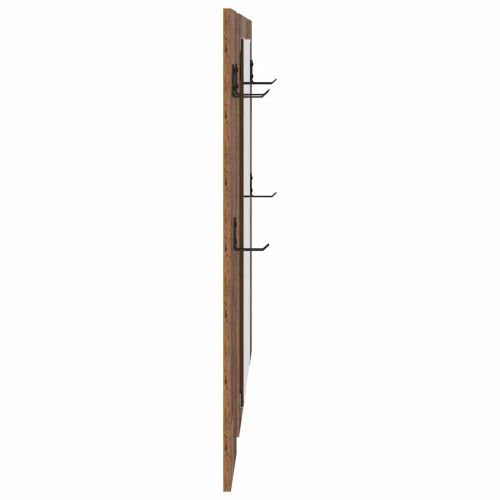 Стенен закачалка за палта Старо дърво 96 x 1,5 x 90 см