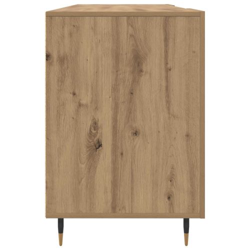 Бюро с рафт дъб артизан 140 x 50 x 75 см Инженерно дърво