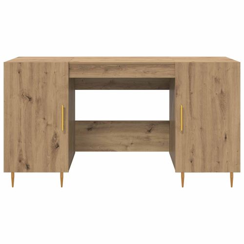 Бюро с рафт дъб артизан 140 x 50 x 75 см Инженерно дърво