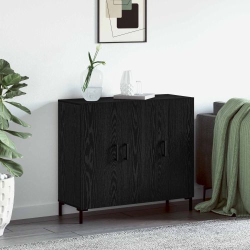 Служебен шкаф Черния дъб 90 x 34 x 80 см Инженерно дърво