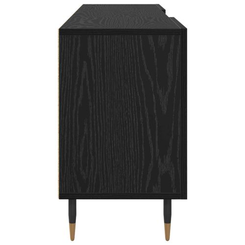 ТВ шкаф Черен дъб 150 x 30 x 50 cm Инженерно дърво