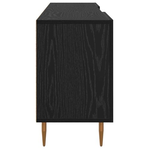 ТВ шкаф Черен дъб 150 x 30 x 50 cm Инженерно дърво