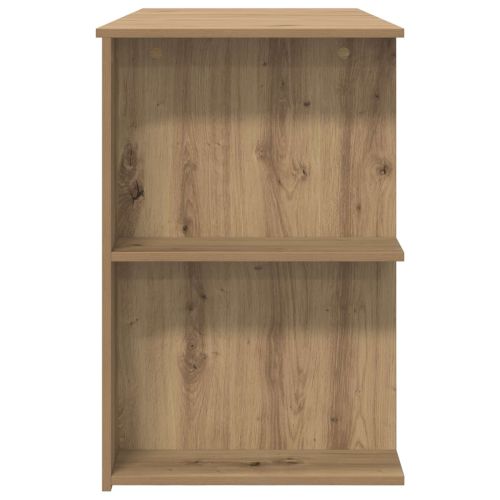 Бюро с рафт дъб артизан 140 x 50 x 75 см Инженерно дърво