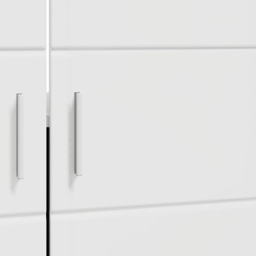 Комплект шкафове за баня TULUM Лъскаво бяло 60 x 34 x 63 см