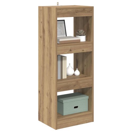 Шкаф за книги дъб артизан 37 x 30 x 103 см Инженерно дърво