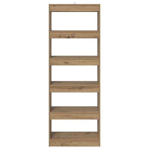 Шкаф за книги дъб артизан 60 x 30 x 166 см Инженерно дърво