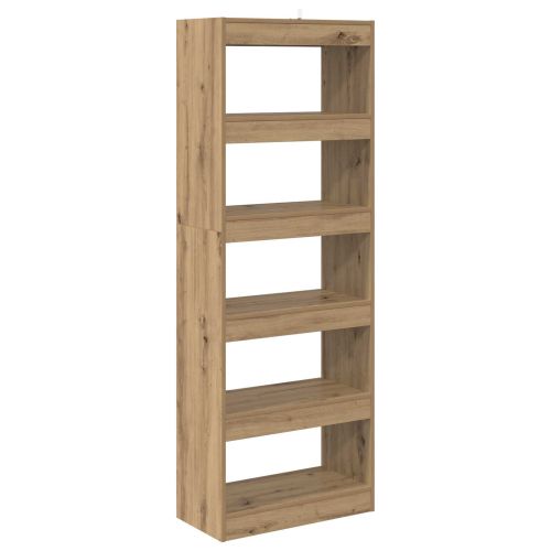 Шкаф за книги дъб артизан 60 x 30 x 166 см Инженерно дърво