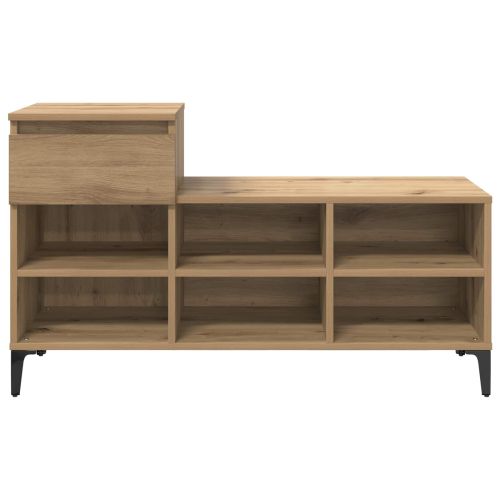 Шкаф за обувки дъб артизан 102 x 36 x 60 см Инженерно дърво