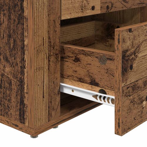 Нощен шкаф Старо дърво 35 x 50 x 60 см Инженерно дърво