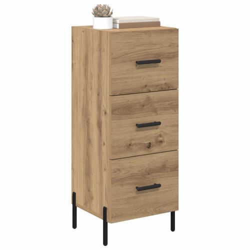 Служебен шкаф дъб артизан 34 x 34.5 x 90 см Инженерно дърво