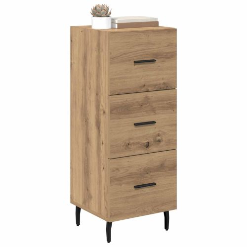 Служебен шкаф дъб артизан 34 x 34.5 x 90 см Инженерно дърво