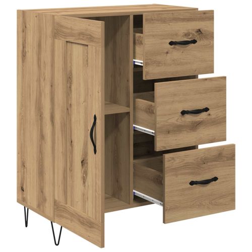 Служебен шкаф с чекмедже Артизан Дъб 69,5 x 34 x 90 см