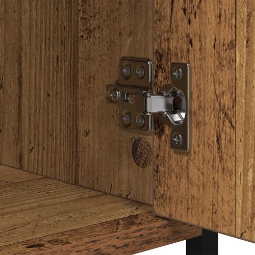 Нощен шкаф 2 pcs Старо дърво 40 x 42 x 60 см Инженерно дърво