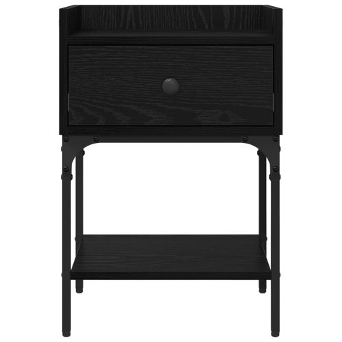 Нощно шкафче Черния дъб 40 x 29 x 60 см Инженерно дърво