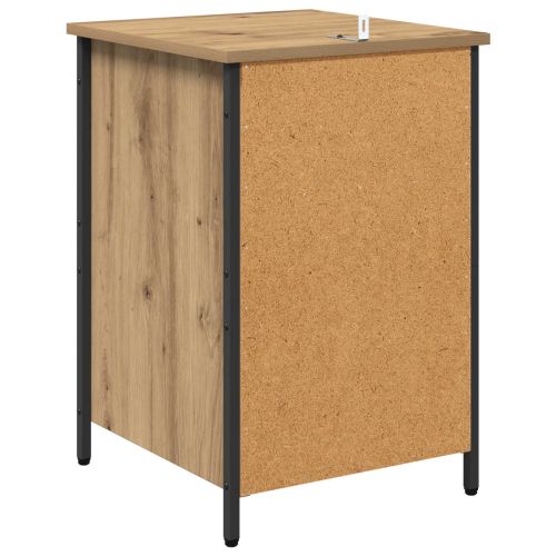 Нощен шкаф 2 pcs Дъб 40 x 42 x 60 см Инженерно дърво