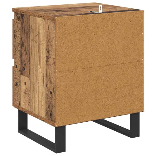 Нощен шкаф Старо дърво 40 x 35 x 50 см Инженерно дърво