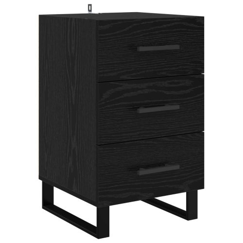 Нощен шкаф Черния дъб 40 x 40 x 66 см Инженерно дърво
