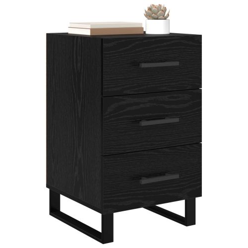 Нощен шкаф Черния дъб 40 x 40 x 66 см Инженерно дърво