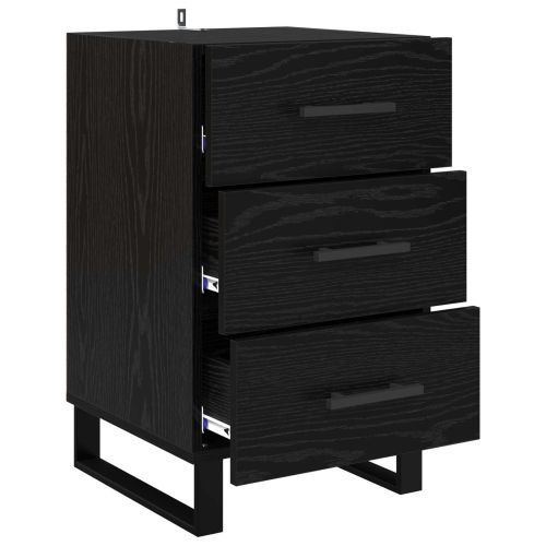 Нощен шкаф Черния дъб 40 x 40 x 66 см Инженерно дърво