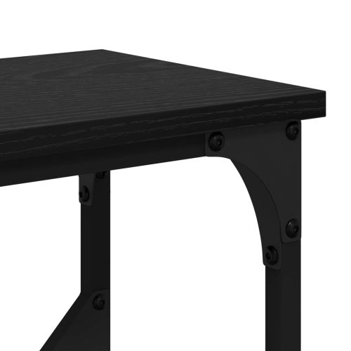 Конзолна маса Черния дъб 102 x 23 x 75 см Инженерно дърво
