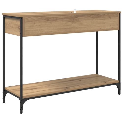 Конзолна маса с чекмедже Дъб 100 x 34,5 x 75 см Инженерно дърво