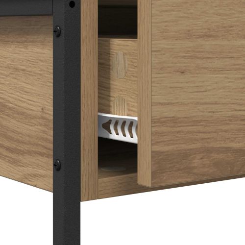 Конзолна маса с чекмедже Дъб 75 x 34,5 x 75 см Инженерно дърво