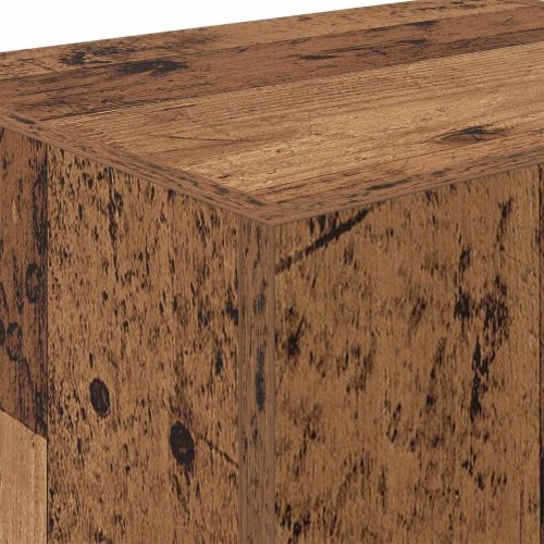 TV стенен шкаф Старо дърво 40,5x30x40см Инженерно дърво
