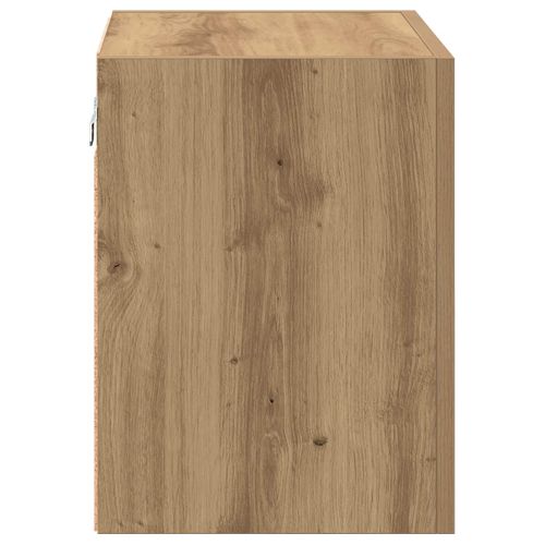 TV стенен шкаф Дъб 40,5x30x40см Инженерно дърво