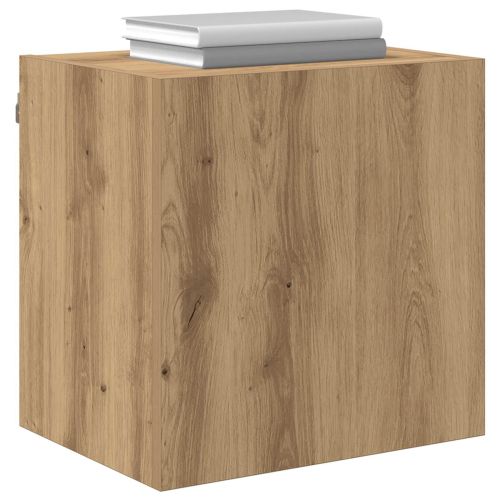 Кабинети за телевизор на стената 2 pcs Дъб 40,5x30x40см
