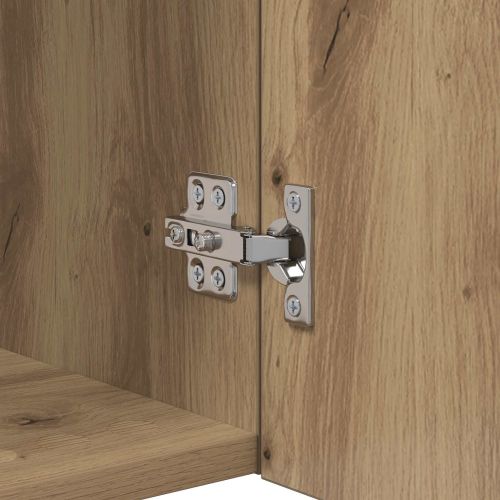 Кабинети за телевизор на стената 2 pcs Дъб 40,5x30x40см