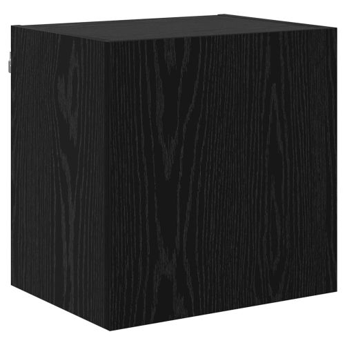 Кабинети за телевизор на стената 2 pcs Черния дъб 40,5x30x40см