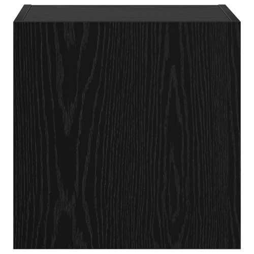 Кабинети за телевизор на стената 2 pcs Черния дъб 40,5x30x40см
