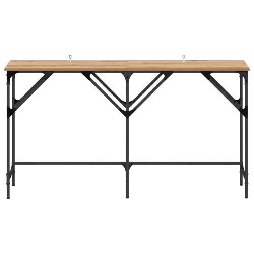 Конзолна маса дъб артизан 140 x 29 x 75 см Инженерно дърво