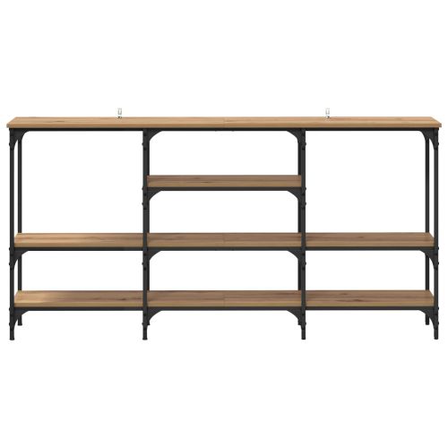 Конзолна маса дъб артизан 160 x 29 x 80 см Инженерно дърво